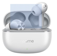 realme Buds T200 Lite Bluetooth in Ear Earbuds,4 Mic, AI ENC for Calls,48 Hours Total Playback with Fast Charging and Ultra Low Latency Gaming TWS,Google Fast Pair,with mic (Storm Grey)