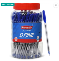 @180 Reynolds DFine Ball Pen (Pack of 70, Ink Color - Blue)