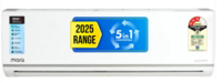 MarQ by Flipkart 2025 1.5 Ton 3 Star Split Inverter 5-in-1 Convertible with Turbo Cool Technology AC - White