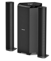 PHILIPS MMS8085B/94 Convertible 80 W Bluetooth Home Theatre  (Black, 2.1 Channel)