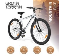 Urban Terrain Galaxy 26T High Performance MTB Cycles For Men With Complete Accessories 26 T (inch) Road Cycle  (Single Speed, White, Rigid)