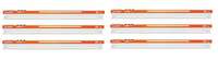 Halonix 20W 4Ft Streak Square cool White pack of 6, Cool day Light