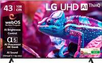 Lowest- LG AI TV UR7500 108 cm (43 inch) Ultra HD (4K) LED Smart WebOS TV 2025 Edition 43UR75006LC