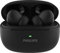 PHILIPS TAT1150BK/94 PremiumIn Ear Earbuds with ANC& ENC,55H Play Time,13mm Drivers