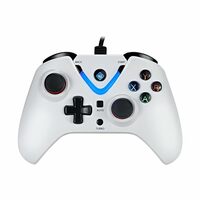 [Prime] Cosmic Byte ARES Wired Controller for PC, Magnetic Triggers, Accurate Joysticks, Dual Vibration, Backit LED Buttons (White)