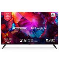 BLACK+DECKER 126 cm (50 inches) A1 Series 4K Ultra HD LED Smart Google TV BXTVGU50UD2875ATIN (Black) Apply ₹2000 coupon