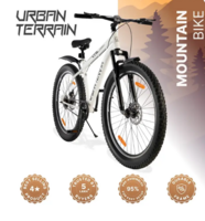 Urban Terrain Bolt Cycles 27.5T for Men (Single Speed, White, Only Front Suspension)