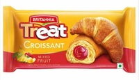Britannia Treat Mixed Fruit Croissant 47 g (Pack)