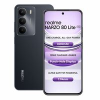 realme NARZO 80 Lite 5G (Onyx Black, 6GB+128GB) 