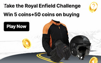 Ride like royalty challenge Win 6 supercoins + 50 sc on purchase