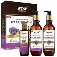WOW Skin Science Rosemary Oil & Biotin Hair Growth Kit  - 700ml