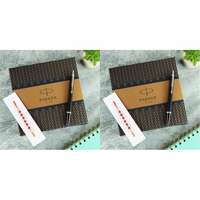 Parker Vector Standard Chrome Trim Ball Pen (Pack of 2)