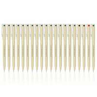 Pilot Hi-Tecpoint O5 0.5mm Extra Fine Point Roller Ball Pen | Pack Of 20 (16 Blue + 2 Black + 1 Red + 1 Green)