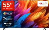 TCL V6B 139 cm (55 inch) Ultra HD (4K) LED Smart Google TV with 24W Dolby Audio and Metallic Bezel-Less (55V6B)