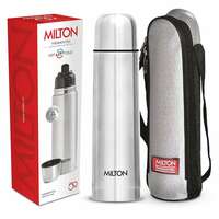 Milton Flip Lid 750 Thermosteel 750 ml Water Bottle, 24 Hr Hot and Cold 