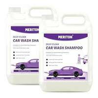 Meriton Deep Cleaning Car Wash Shampoo - 5 Litre | Safe On Paint | pH Neutral | Advanced Wax Protection | Remove Tough Dirt | High Gloss Shine (Pack Of 2)