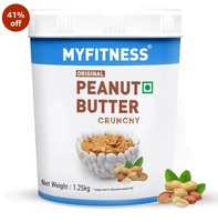 MYFITNESS Peanut Butter Original Classic Crunchy 1.25kg | 25g Protein | 9g Fiber |