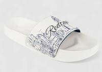 RED TAPE  Women Slides  (White , 6)