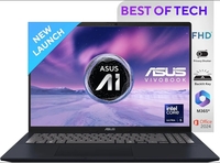ASUS Vivobook 16 (2025) Intel Core Ultra 5 225H Thin & Light laptop (16GB RAM, 512GB SSD)