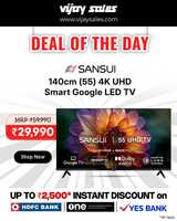 Sansui 140cm (55 Inches) 4K Ultra HD Smart Google LED TV