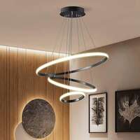 Desidiya 3 Ring LED Pendant Light Fixture for Indoor