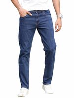 Thomas Scott Mens Mid Rise Clean Look Slim Fit Jeans