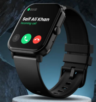 Boult Drift BT Calling HD Display, 140+ Watchfaces, Complete Health Monitoring Smartwatch  (Black Strap, Free Size)