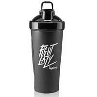 Lifelong Protein Shaker|100% Leakproof Stylish Protein Shaker Bottle|Sipper Bottle|Gym Bottle for Protein- 700ml (LLSHB04, Black) |Plastic