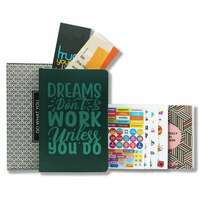 Amazon Basics Undated Planner – Faux Leather, Weekly/Monthly/Yearly Diary for Students & Teachers