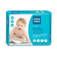 Mee Mee Premium Breathable (NB) size Baby Taped Diapers 12 Pcs