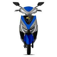 EOX E2 Low Speed Electric Scooter Non RTO with 60-80Km Range, Blue Portable Lithium Battery & Charger