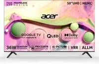 Acer V Pro Series 127 cm (50 inch) QLED Ultra HD (4K) Smart Google TV 2025 Edition AR50QDQGR2851AD