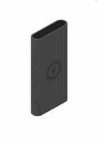 OBOE Silicon Soft Cover Case for Mi Power Bank 3i 10000 mAh/Mi Wireless Power Bank 10000 mAh Battery (Black) [Power Bank NOT Included]

