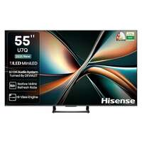 Hisense 139 cm (55 inches) U7Q Series 4K Ultra HD Smart QLED Mini LED TV 55U7Q (Black)