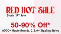 Ajio Red Hot Sale - 50 to 90% off on Fashion, Personal Care & more