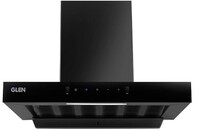 Glen 60 cm 1200 m³/hr Filterless Thermal Autoclean Kitchen Chimney, T-Shaped |(Hood Anya 60,Touch & Gesture Control,Black)