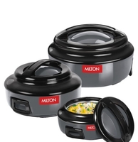 Milton Grey Set of 3 Ernesto Inner Steel Jr. Casseroles