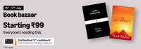 Book Bazaar: Starting from ₹99 - 5% Cashback with Amazon Pay Icici Bank Credit Card