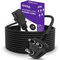 Gizga Essentials 3-Pin Power Cord (1.2M, ISI Certified) – ₹317 Only