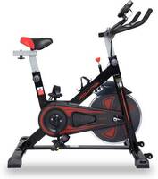 Lifelong LLF45 Fit Pro Spin Fitness Upright Stationary Exercise Bike  (Black)