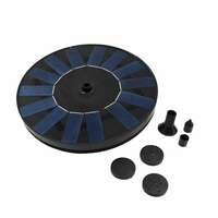 PremiumAV Solar Fountain Pump – 1.4W Floating Water Pump with 5 Nozzles for Bird Bath, Garden Pond, Pool & Outdoor Decor – No Battery Required (1-Pack)