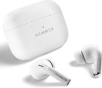 Hammer Aero Max ENC + ANC earbuds TWS with Clear Calling, 30Hrs Playtime Bluetooth  (White, True Wireless)