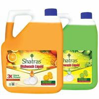 Shatras Liquid Dishwash Gel With Active Green Lime | Pack Of 2 10l  (Location Specific)