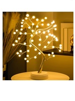 REFULGIX 36 LED Pearl Bonsai Tree Lamp with Touch Switch | USB & Battery Operated Decorative Light for Home, Bedroom, Festival, Gift Use (Warm White, Pack of 1)

