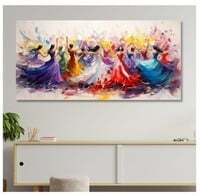 SAF paintings Unframed Rolled Art Print||Modern Art Canvas Wall Art Print for Home Décor And Office||Unframed

