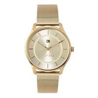 Tommy Hilfiger Quartz Blue Dial Two Toned Stainless Steel Strap Analog Watch for Women