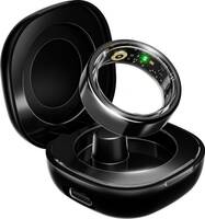 Lowest- boAt Active w/ Portable Charging Case, Lightweight Stainless-Steel Design Smart Ring