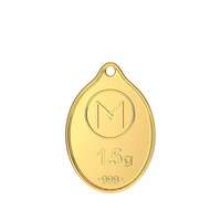 Malabar Gold & Diamonds 24K (999) Gold Coin Pendant 1.5 grams