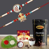Rakhi Combo For Brother with Chocolate Gift