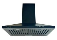 RUWA VIVA 60 BLACK Wall Mounted Black 800 CMH Chimney
